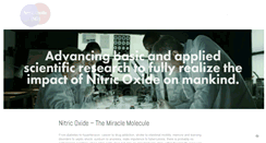 Desktop Screenshot of nitricoxidesociety.org